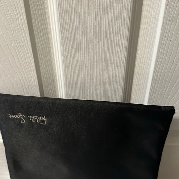 Falchi Sport black satin large clutch pouch - Picture 4 of 8